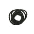 Black Plaited Leather Look Cord